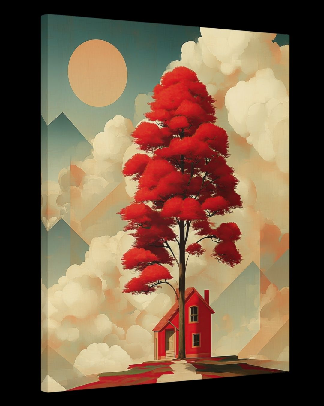 "Roots of Reverie" - Dreamlike Surreal Canvas Wall Art Print