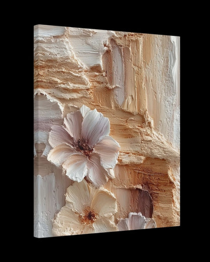 "Veins of Nature" - Floral Canvas Wall Art Print