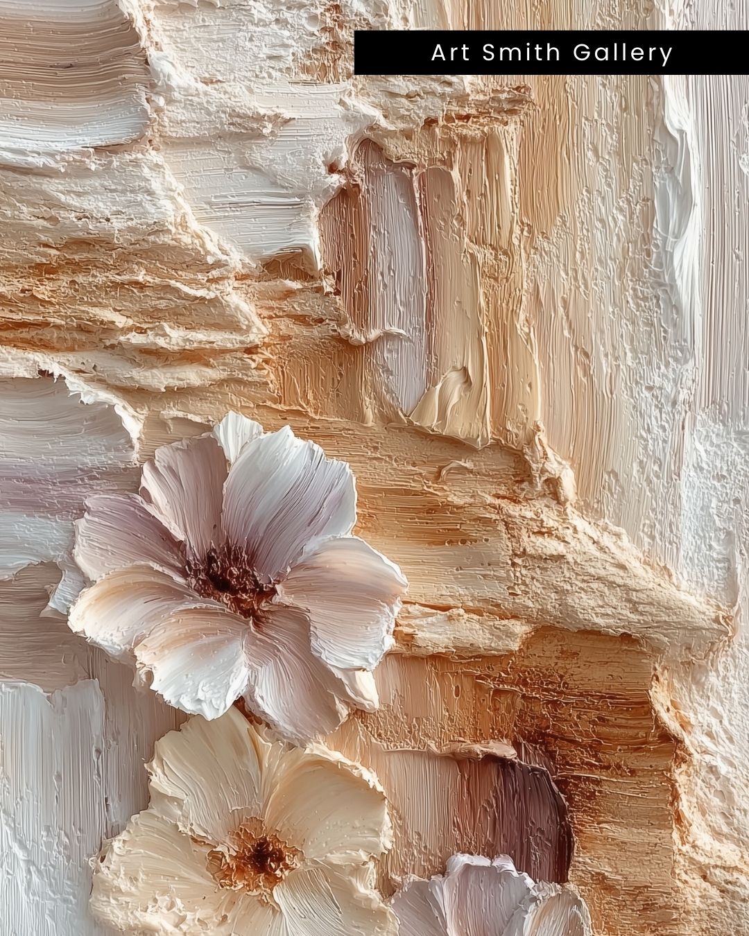 "Veins of Nature" - Floral Canvas Wall Art Print