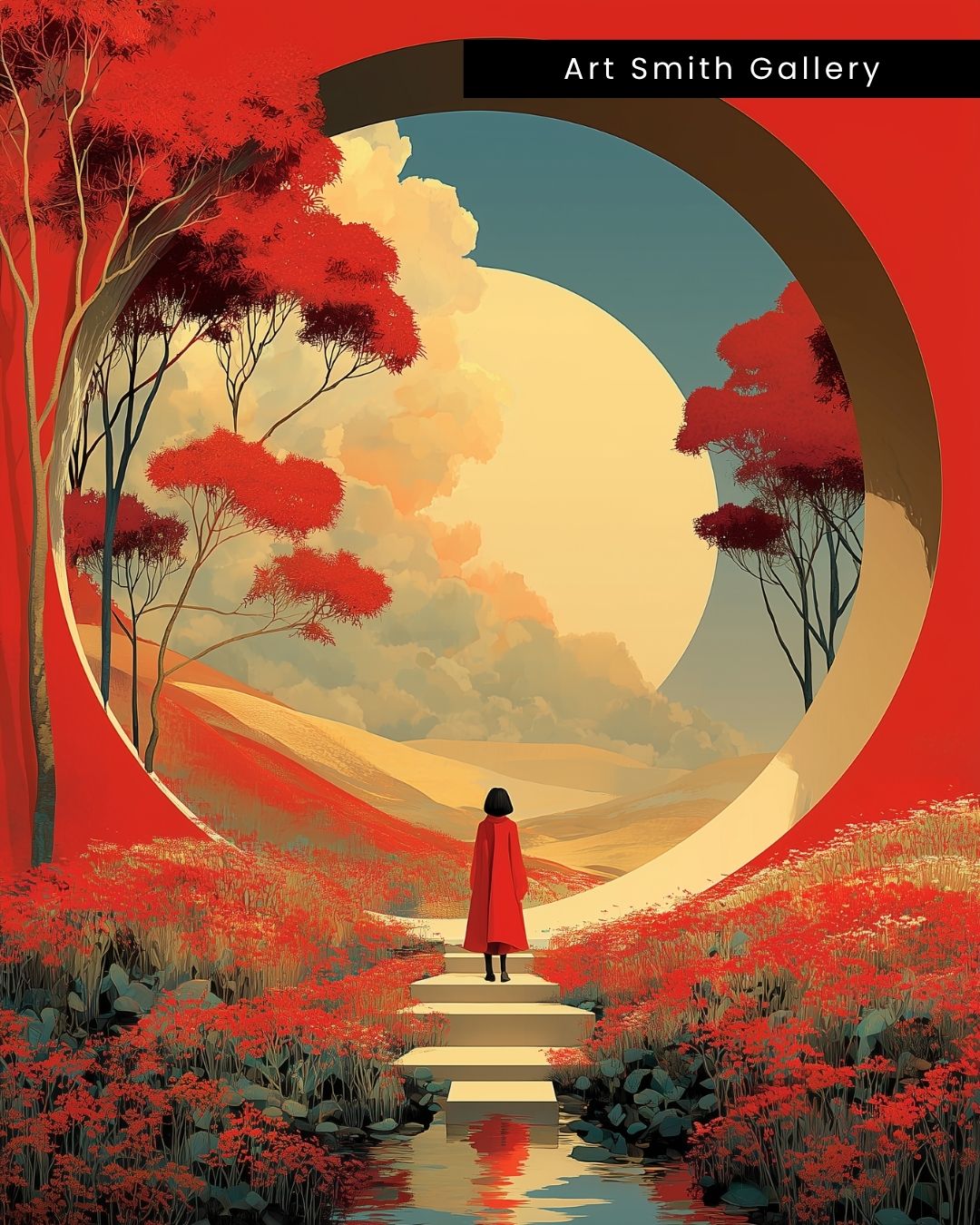 "Garden of Life" - Dreamlike Surreal Canvas Wall Art Print