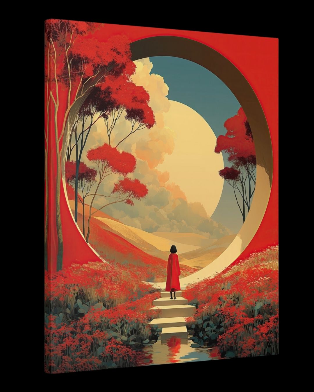 "Garden of Life" - Dreamlike Surreal Canvas Wall Art Print