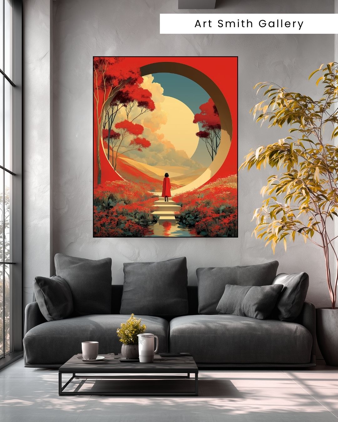 "Garden of Life" - Dreamlike Surreal Canvas Wall Art Print
