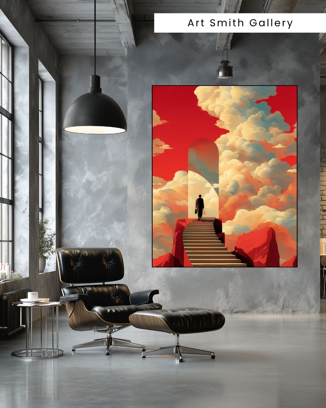 "Portals of Wonder" - Dreamlike Surreal Canvas Wall Art Print