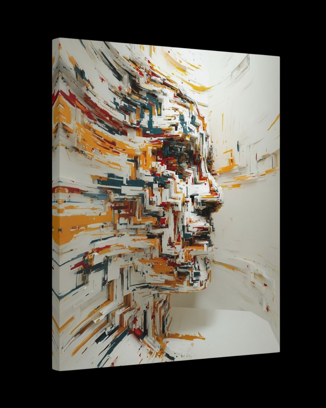 "Restless Mind" - Vibrant Abstract Canvas Wall Art Print