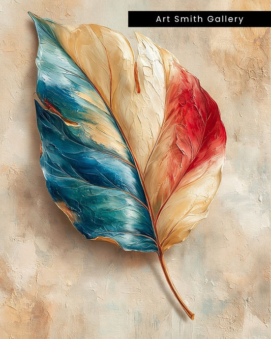 "Feathered Tones" - Mediterranean Fine Art Canvas Wall Art Print