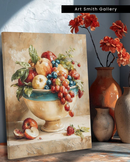 "Nature’s Palette" - Mediterranean Fine Art Canvas Wall Art Print